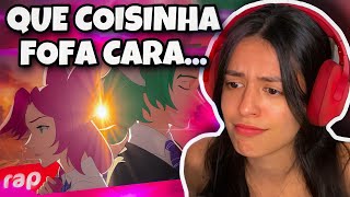 REACT Rap da Xayah e Rakan League of Legends  PAIXÃO ESTELAR  NERD HITS  gostosa reagindo [upl. by Eixam]