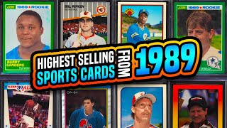 TOP 15 Most Valuable Sports Cards from 1989 recently sold on eBay Rookie amp Error Cards [upl. by Notniw]