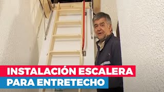 ¿Cómo instalar una escala para el entretecho [upl. by Annasor]