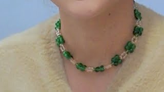 Beautiful beads necklace [upl. by Eecal767]