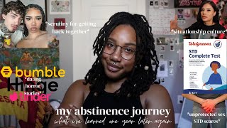 my abstinence journey  what ive learned one year later again [upl. by Ahl]