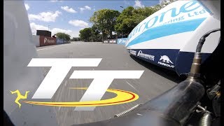 TT 2017  Sidecar Race 2  On board with John Holden and Lee Cain [upl. by Emia]