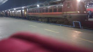 Train No 16101 Chennai Kollam Express arriving Madurai at PF3 right time with WAP4 [upl. by Aday]