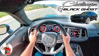 The Dodge Challenger Hellcat Black Ghost is 807 HP of Closure POV Drive Review [upl. by Duggan]