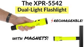 Nightstick XPR5542GMX Intrinsically Safe Rechargeable DualLight™ Flashlight wMagnet [upl. by Suiravat]