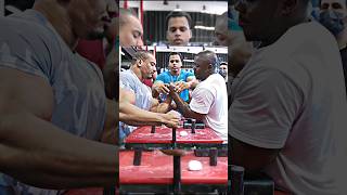 Denis Cyplenkov showed the true strength to Khaled 🥶 shorts viral armwrestling trending [upl. by Padget]