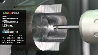 Demonstration 12  High feed machining Φ8 mm [upl. by Marcello]