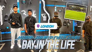 LASERTAG MIT KEVIN SCHADE \ STADION VLOG IN LONDON [upl. by Ehcor]