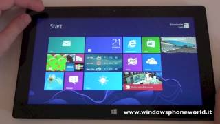 Microsoft Surface Pro la recensione completa in italiano by WindowsPhoneWorldit [upl. by Herb558]