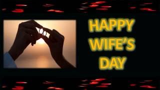 Wifes Day  special wishes amp Greetings whatsapp message wifes day video greetings E card  2 [upl. by Eintruoc]