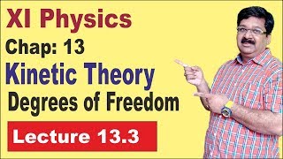 NCERT XI Physics Chap133  Degrees of Freedom  Law of Equipartition of Energy  Kinetic Theory [upl. by Demott]