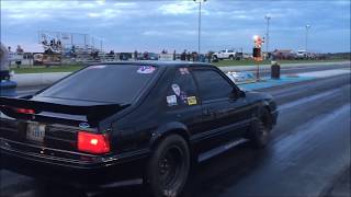 1990 Ford Mustang On3 Turbo 70mm Stock Block Stock Cam 1068 132 MPH STREET CAR [upl. by Aronal]