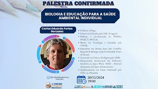 Palestra 1 Biologia e Educação para a Saúde Ambiental Individual [upl. by Jonny]