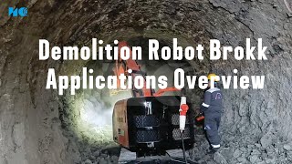 Demolition Robot Brokk Applications Overview demolitionrobots [upl. by Latvina379]