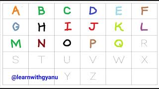 Kids Alphabets  Alphabets Songs  ABCEDF  GHIJK  LMN  OPQ  RST  UVWXYZ [upl. by Atikaj851]