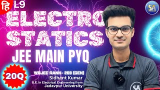 L9 Electrostatics Physics JEE Main PYQ Solution  JEE  NEET  WBJEE [upl. by Gerik]