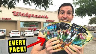 BUYING AND OPENING EVERY POKEMON CARDS PACK You Wont Believe THIS DEAL at WALGREENS [upl. by Sheffy]