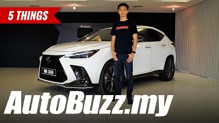 2022 Lexus NX250 Luxury amp NX350 F Sport AWD 5 Things  AutoBuzz [upl. by Northrup]