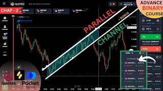 Ch2 Advance Binary trading course  Parallel channel trend lines advancebinarytradingcourse [upl. by Enyedy444]