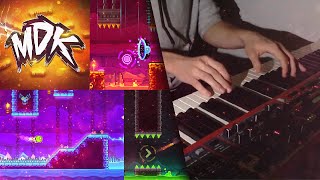 MDK  Dash ON PIANO From Geometry Dash 22 geometrydash [upl. by Belia536]