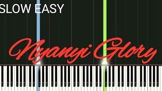 Tutorial Piano Nyanyi Glory  SLOW EASY Piano [upl. by Anahoj900]