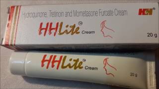 HHLITE CREAM Review in hindi [upl. by Yrrat]