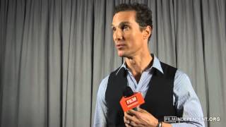 Matthew McConaughey  2013 Spirit Awards Thank You Cam [upl. by Cirnek]