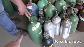 how to buy used welding gas bottles oxygen acetylene argon tank Austin Texas [upl. by Caswell]