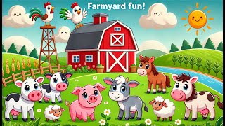 Animal Song  Nursery Rhymes For Babies  Animal Learning For Toddlers [upl. by Aizitel229]