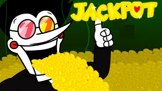 Jackpot 【Deltarune Spamton Animation Short Song】 [upl. by Dnar220]