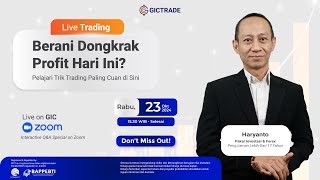 Berani Dongkrak Profit Hari Ini  Live Trading 23 Oktober 2024 [upl. by Dyoll]