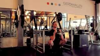 Goblet squat med kettlebell [upl. by Epifano]