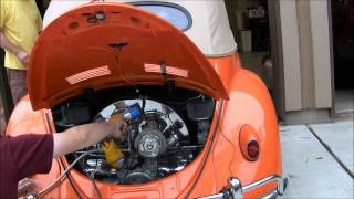 VW Cabriolet Beetle Cold Start amp Run [upl. by Camila483]