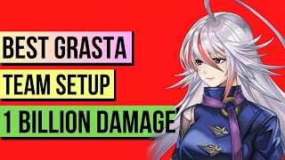 Another Eden Sesta ULTIMATE GUIDE  Skills Grasta Team Setup Deal 1 BILLION DAMAGE [upl. by Zoarah]