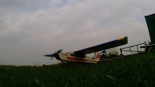 Radio controlled Arising StarMe getting back into my RC flying trainer plane [upl. by Nolham908]