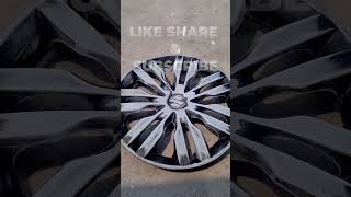 I CONVERTED STEEL RIMS OF MY CAR INTO ALLOYS IN JUST ₹400  Wheel Cap Painting [upl. by Aney]