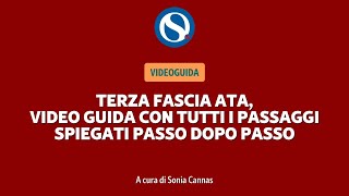 VIDEO TUTORIAL  Terza fascia ATA tutti i passaggi spiegati passo dopo passo [upl. by Kablesh]