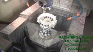 M140X1 Machining example Aluminium [upl. by Nylrac]