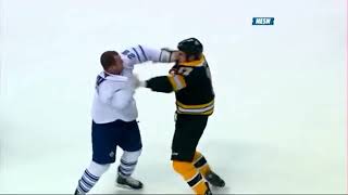 Milan Lucic Gives Up On The Fight Vs Colton Orr [upl. by Anna-Diane]