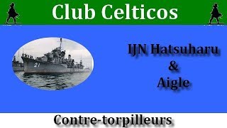 Wows fr Contre torpilleurs Hatsuharu et Aigle [upl. by Moyna]