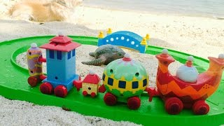 NINKY NONK TOY Train Ride On The Beach [upl. by Gelhar712]