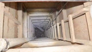 Inside El Chapos tunnel escape route [upl. by Anawed]