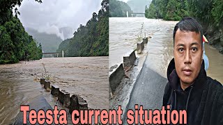 TEESTA YESTERDAY SITUATION 28924II NH10 UPDATE II Sikkim to Siliguri road update [upl. by Isabea]