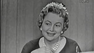 Whats My Line  Olivia de Havilland Eamonn Andrews panel May 25 1958 [upl. by Alyek]