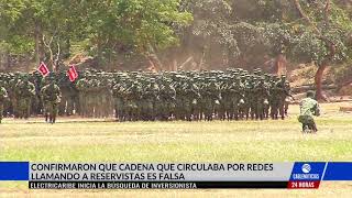 Ejército desmiente supuesto llamado a reservistas que circula en redes [upl. by Iruahs]