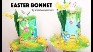 DIY easter bonnet chapeau de Pâques [upl. by Nuahsor613]