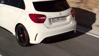 2014 Mercedes Benz A45 AMG Review  AutoMotoTV [upl. by Orazio578]