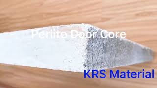 Perlite fire door core board with barbed wire [upl. by Rhea]