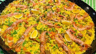 Paella semplicissima alla portata di tutti e con quello che abbiamo in casa ￼ [upl. by Anikat]