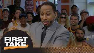 Stephen A on LeBron getting swept ‘You can’t be a king without a crown’  First Take  ESPN [upl. by Irrac]